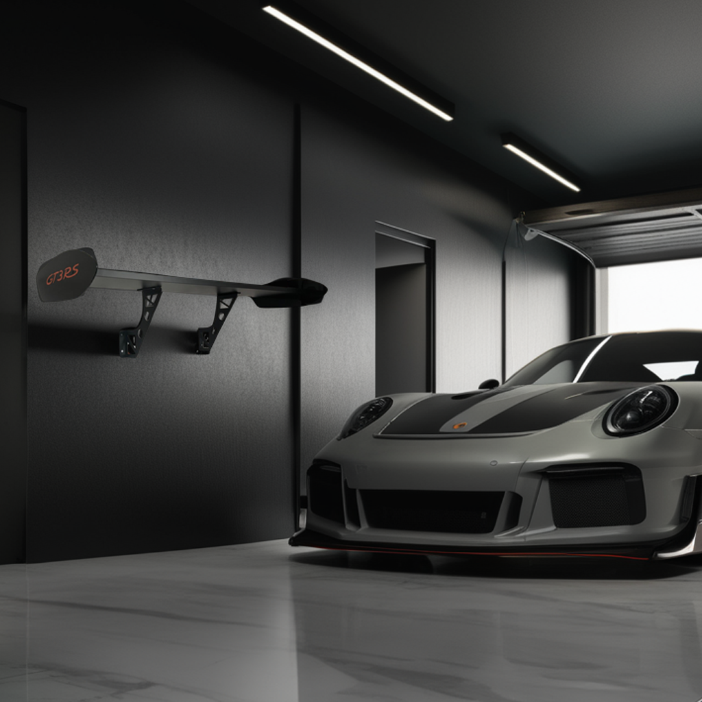 991 GT3 Style SPOILER SHELF - BLACK